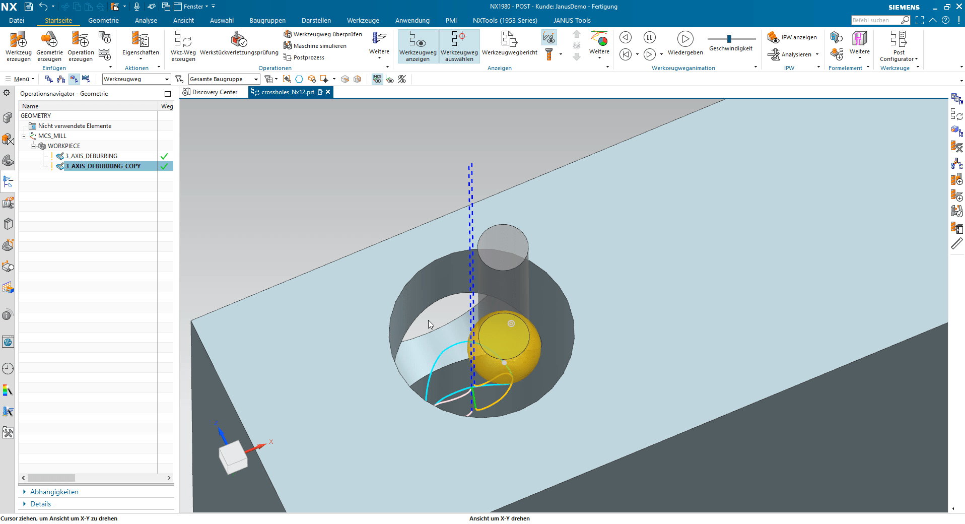 NX CAM Tutorial 3Axis Deburring in NX JANUS Engineering Blog