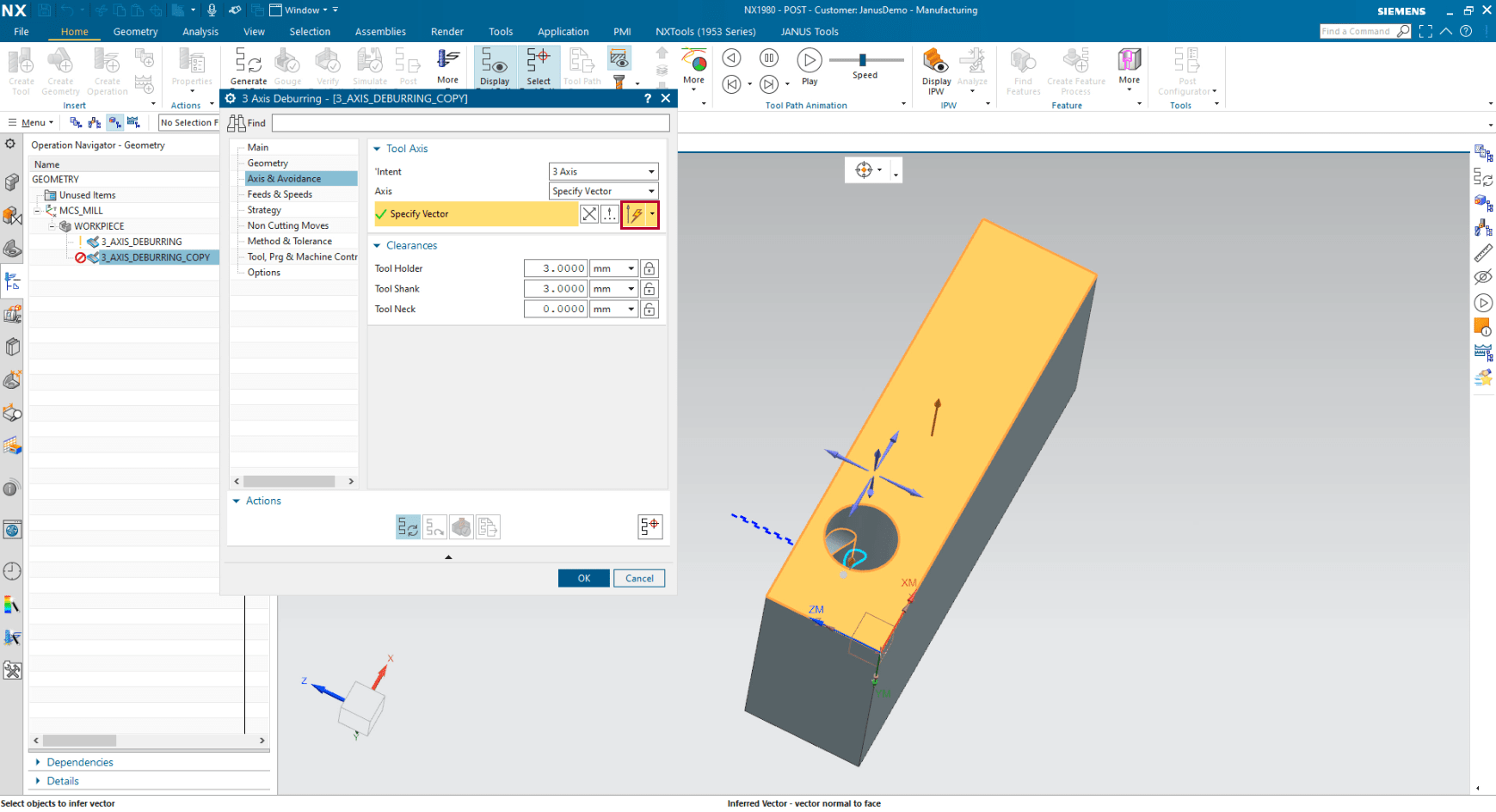 NX CAM Tutorial 3Axis Deburring in NX JANUS Engineering Blog