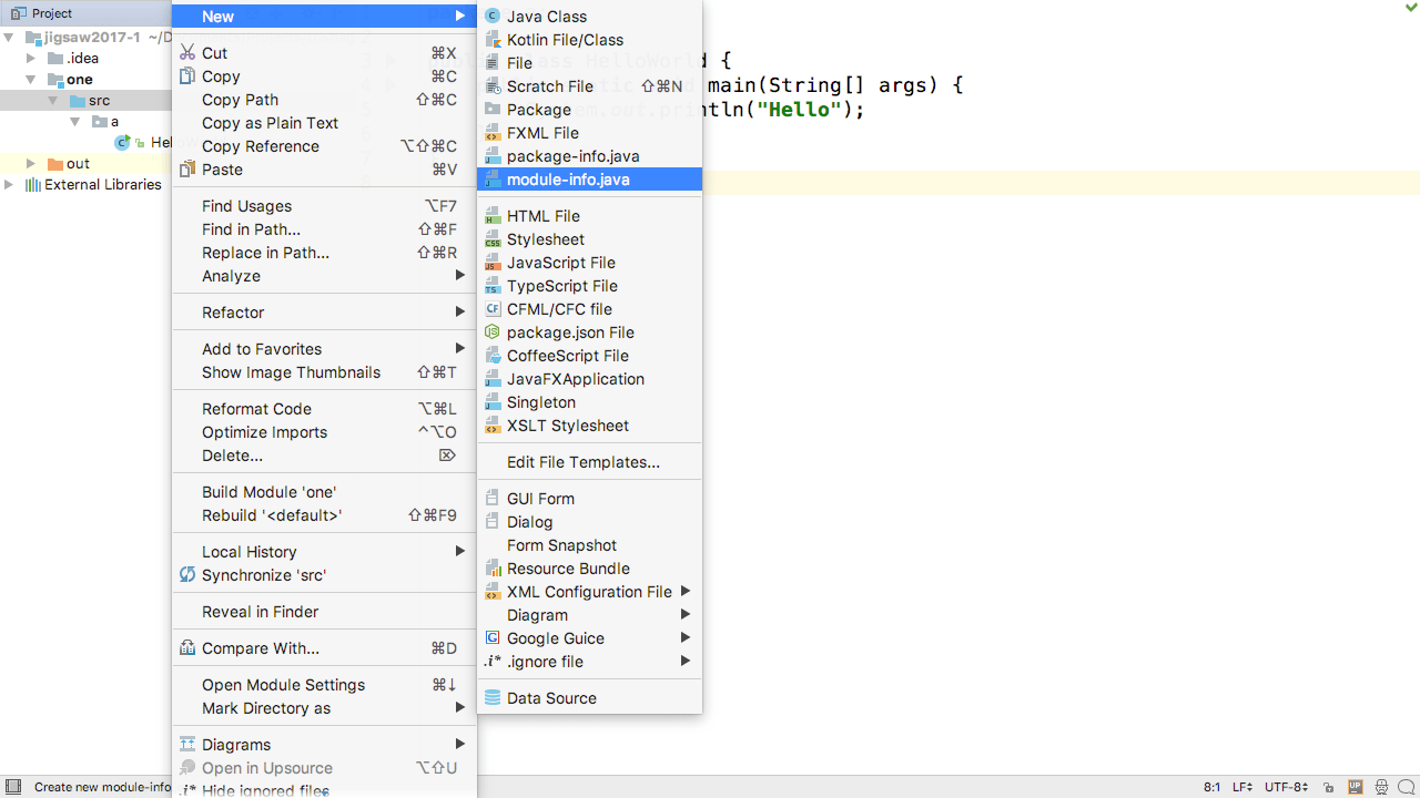 Support for Java 9 Modules in IntelliJ IDEA 2017.1 The IntelliJ IDEA Blog