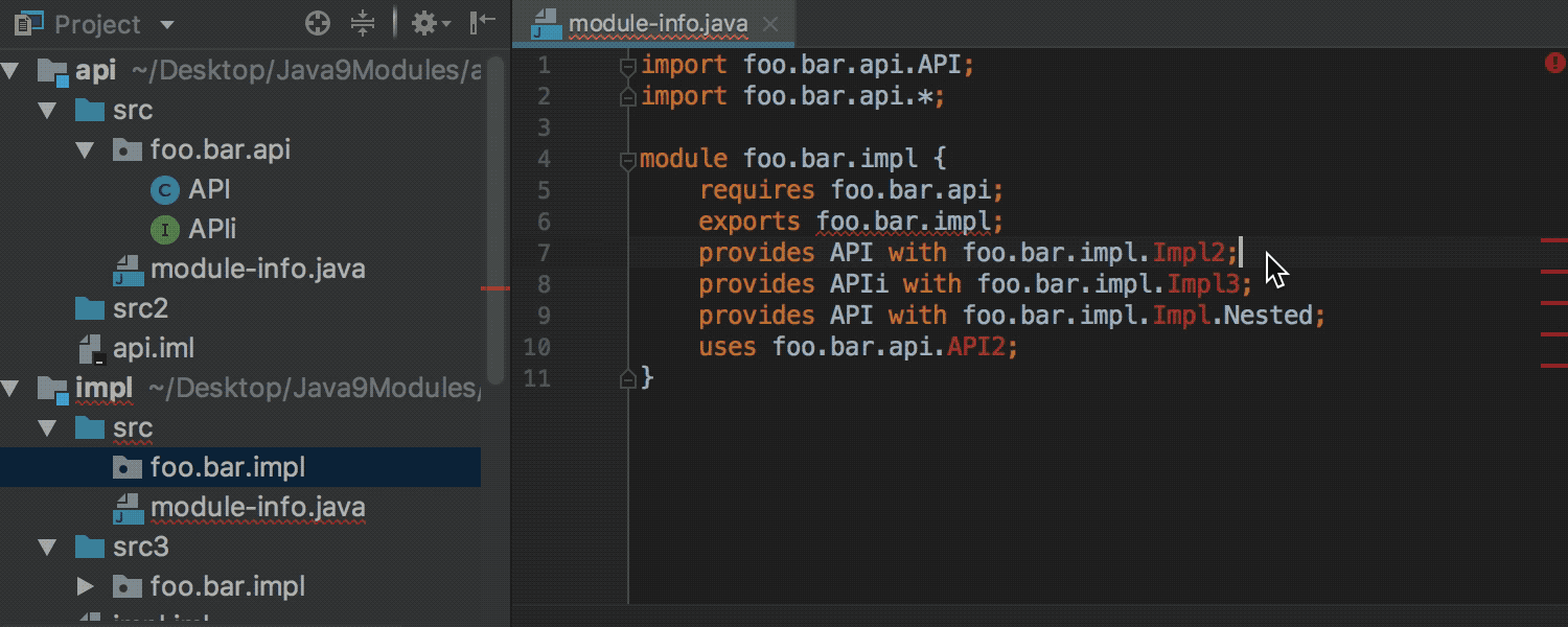 Advanced Support for Java 9 Modules in IntelliJ IDEA 2018.1 The