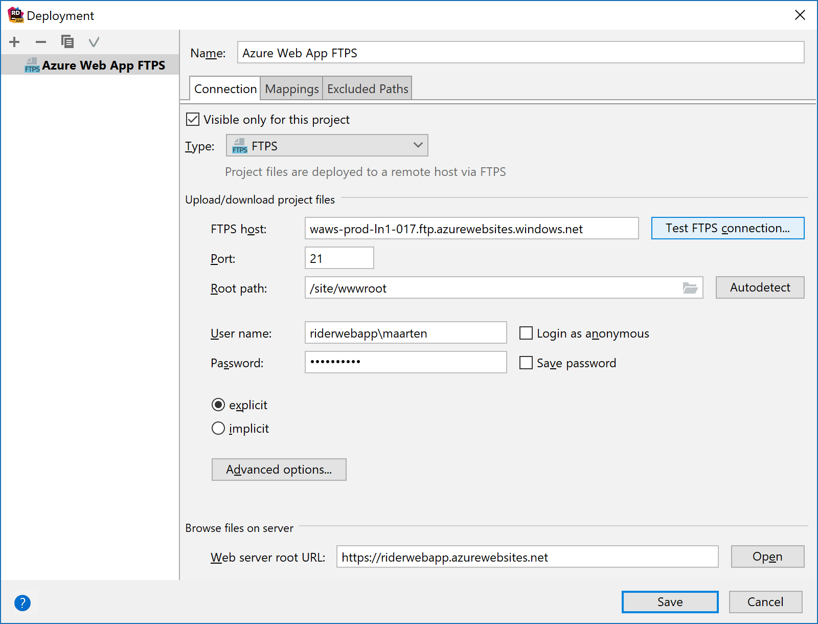 Publishing Core web applications to IIS, FTP, and more with