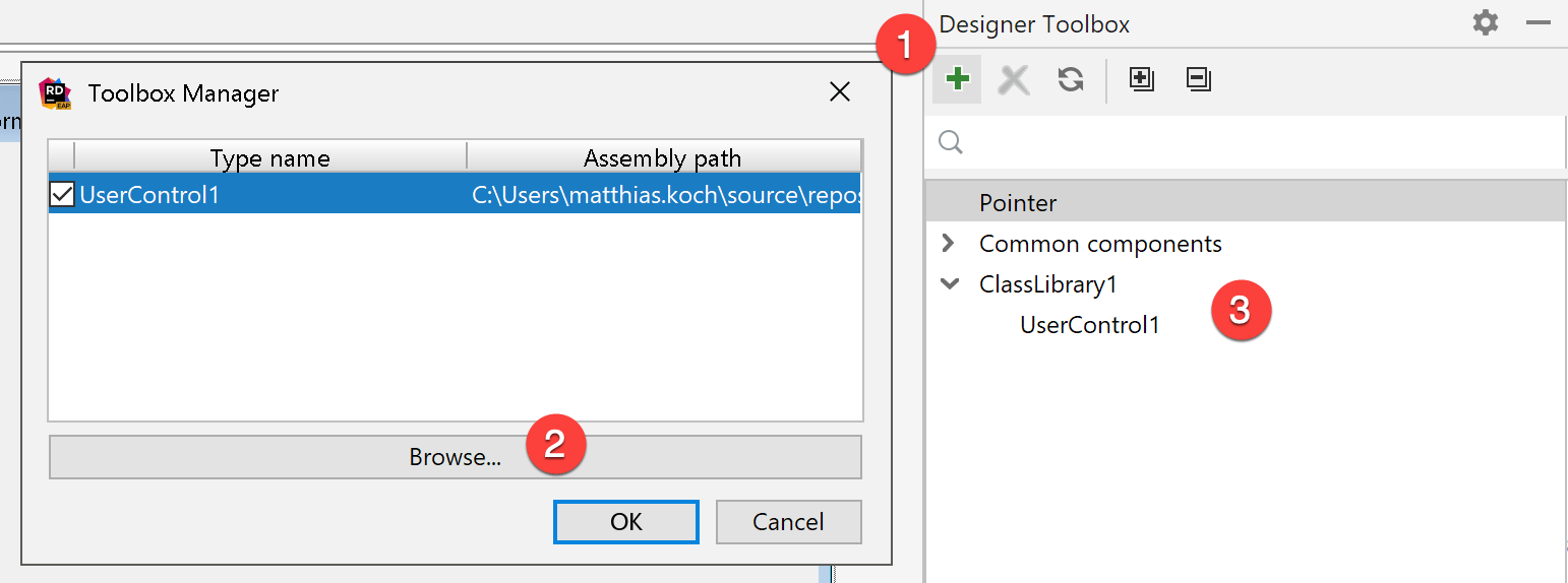 Jetbrains Rider Windows Forms