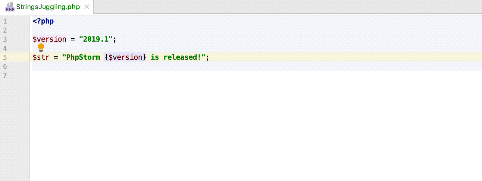 Refactorings, Intentions & QuickFixes in PhpStorm 2019.1 The