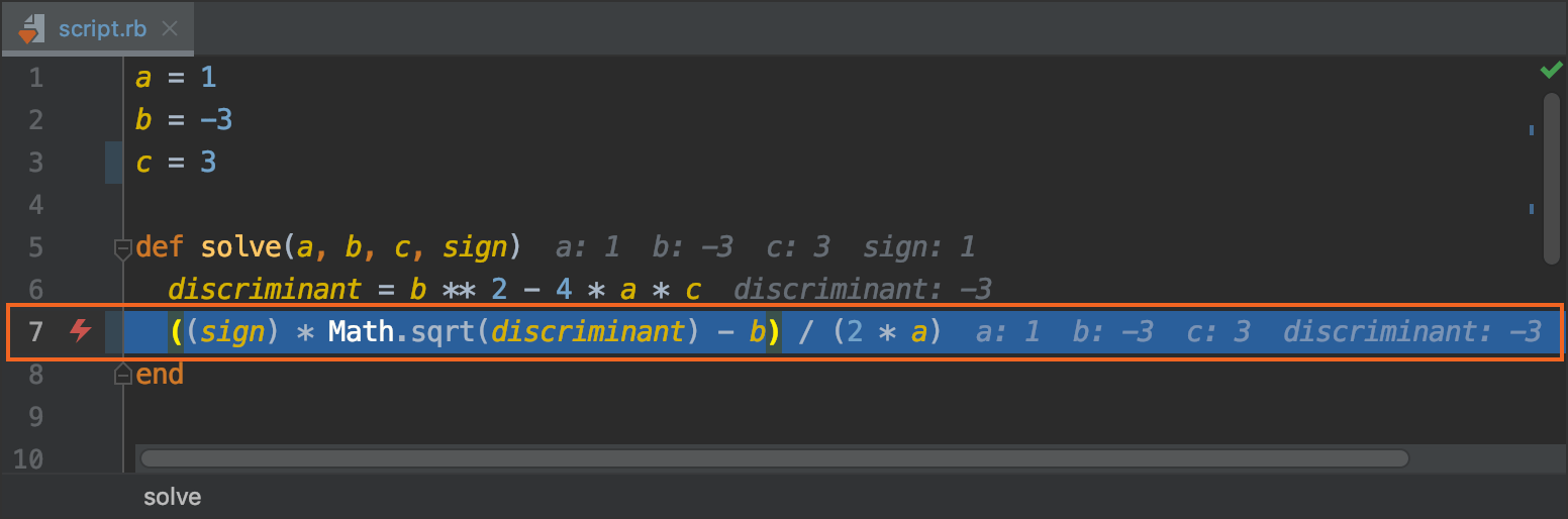 Debugging in RubyMine The RubyMine Blog