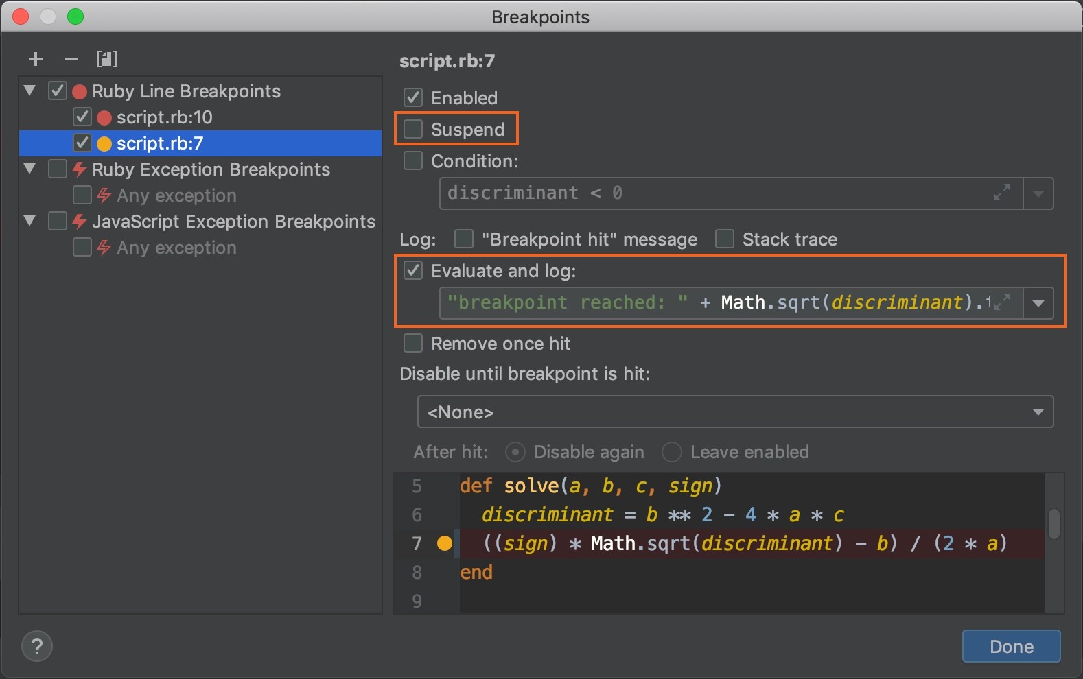 Debugging in RubyMine The RubyMine Blog