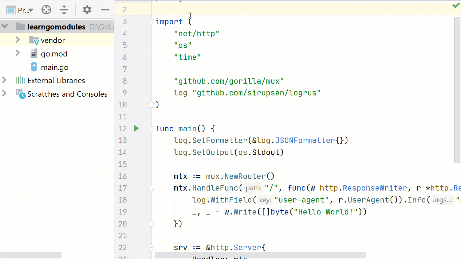 Working with Go Modules Dependency management The GoLand Blog