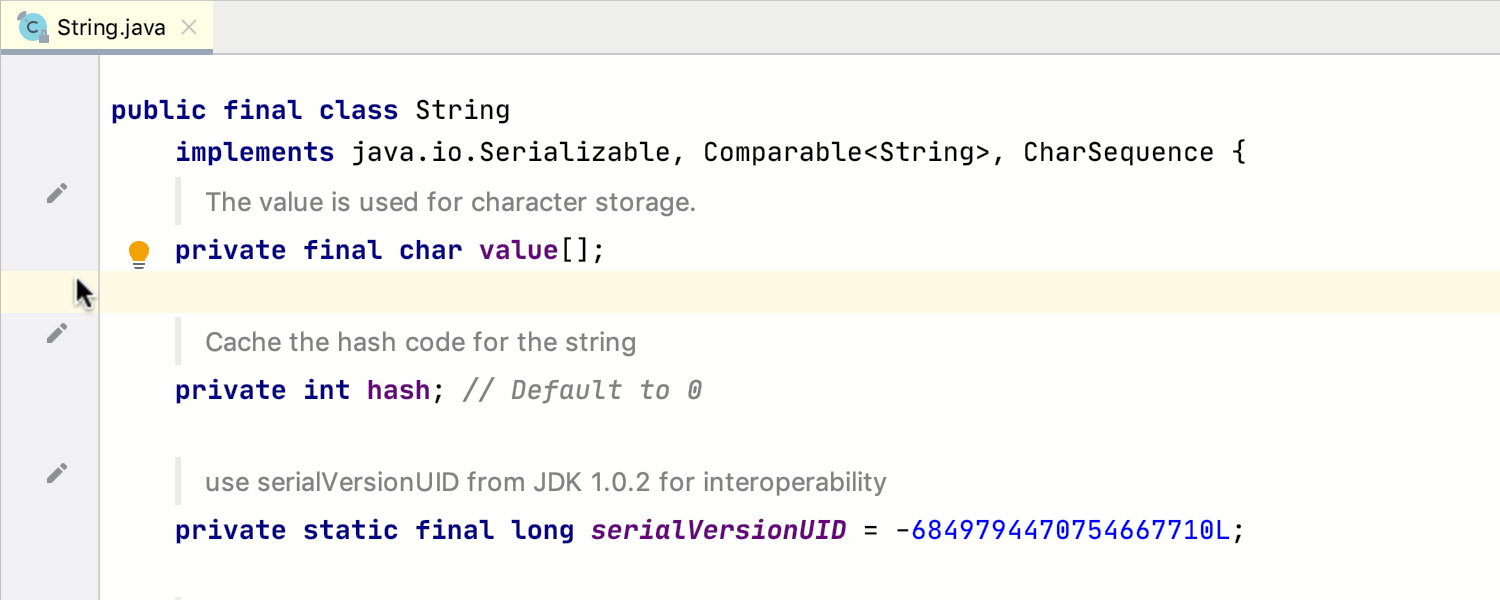 IntelliJ IDEA 2020.1 EAP8 Ineditor Javadocs Rendering and Split
