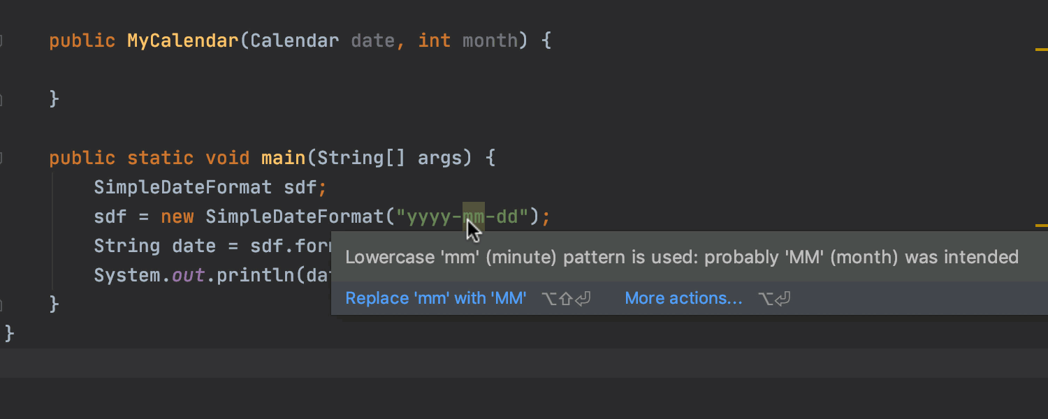 IntelliJ IDEA 2020.1 EAP7 Improvements for Git, New Java Inspections