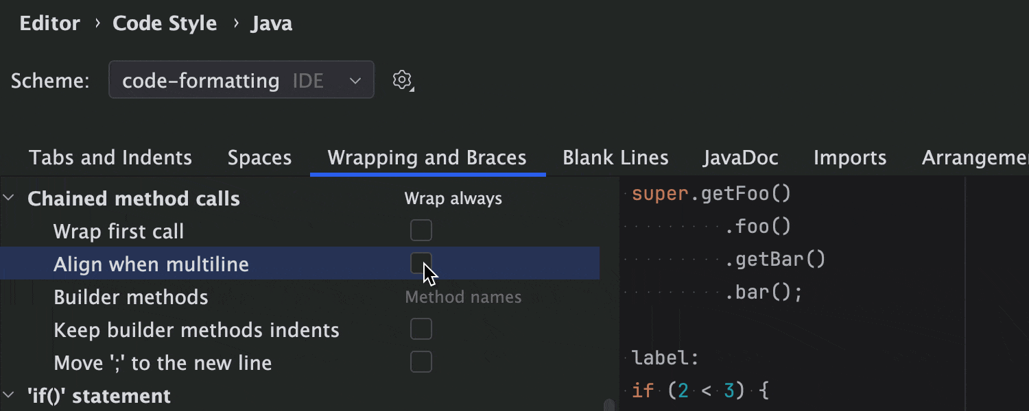 How to Format Java Code The IntelliJ IDEA Blog