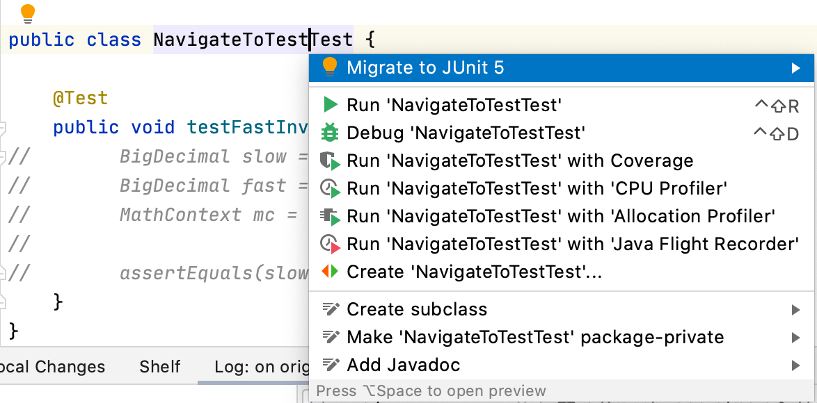 Migrating from JUnit 4 to JUnit 5 The IntelliJ IDEA Blog