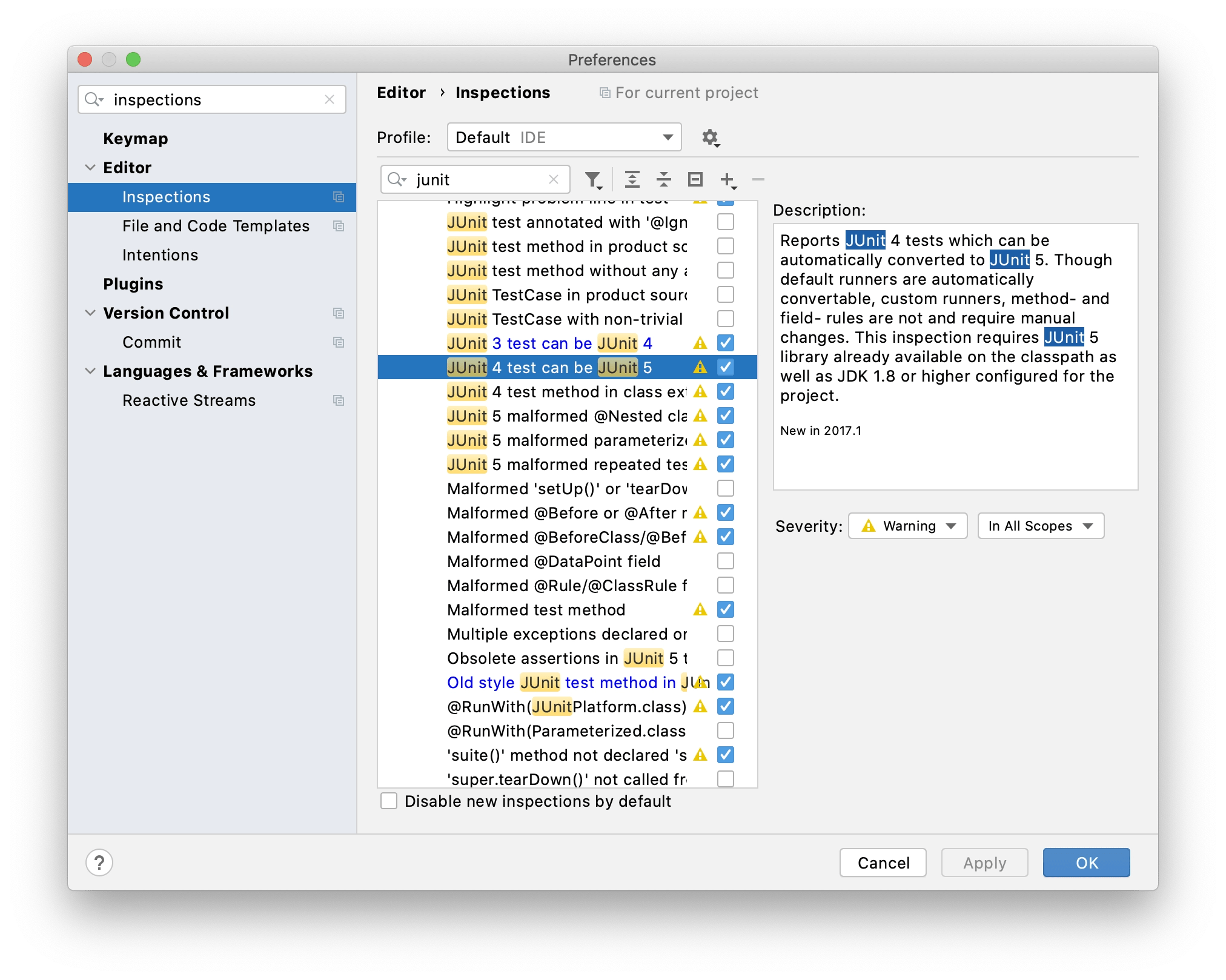 Migrating from JUnit 4 to JUnit 5 The IntelliJ IDEA Blog