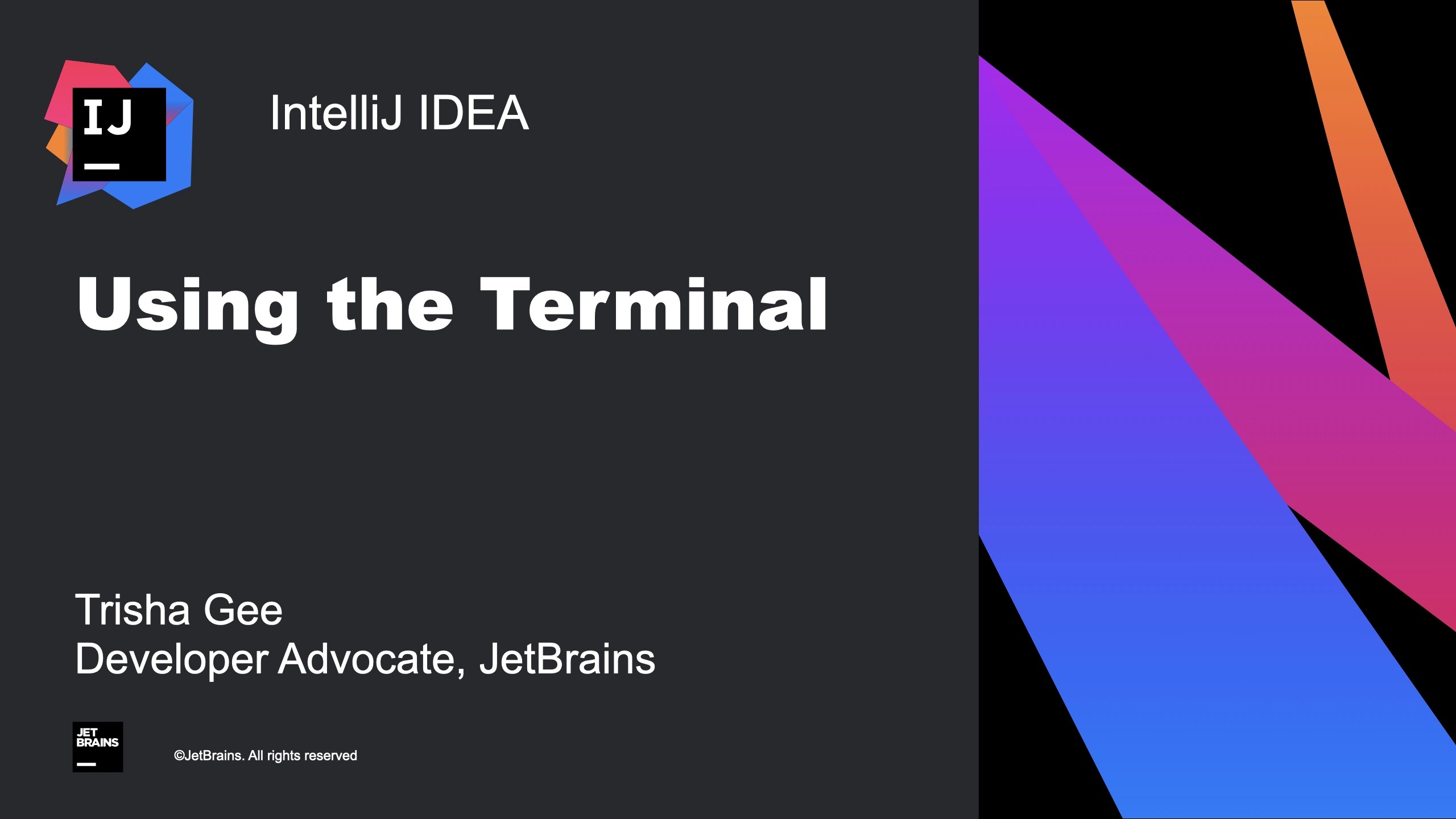 Using the Terminal in IntelliJ IDEA The IntelliJ IDEA Blog