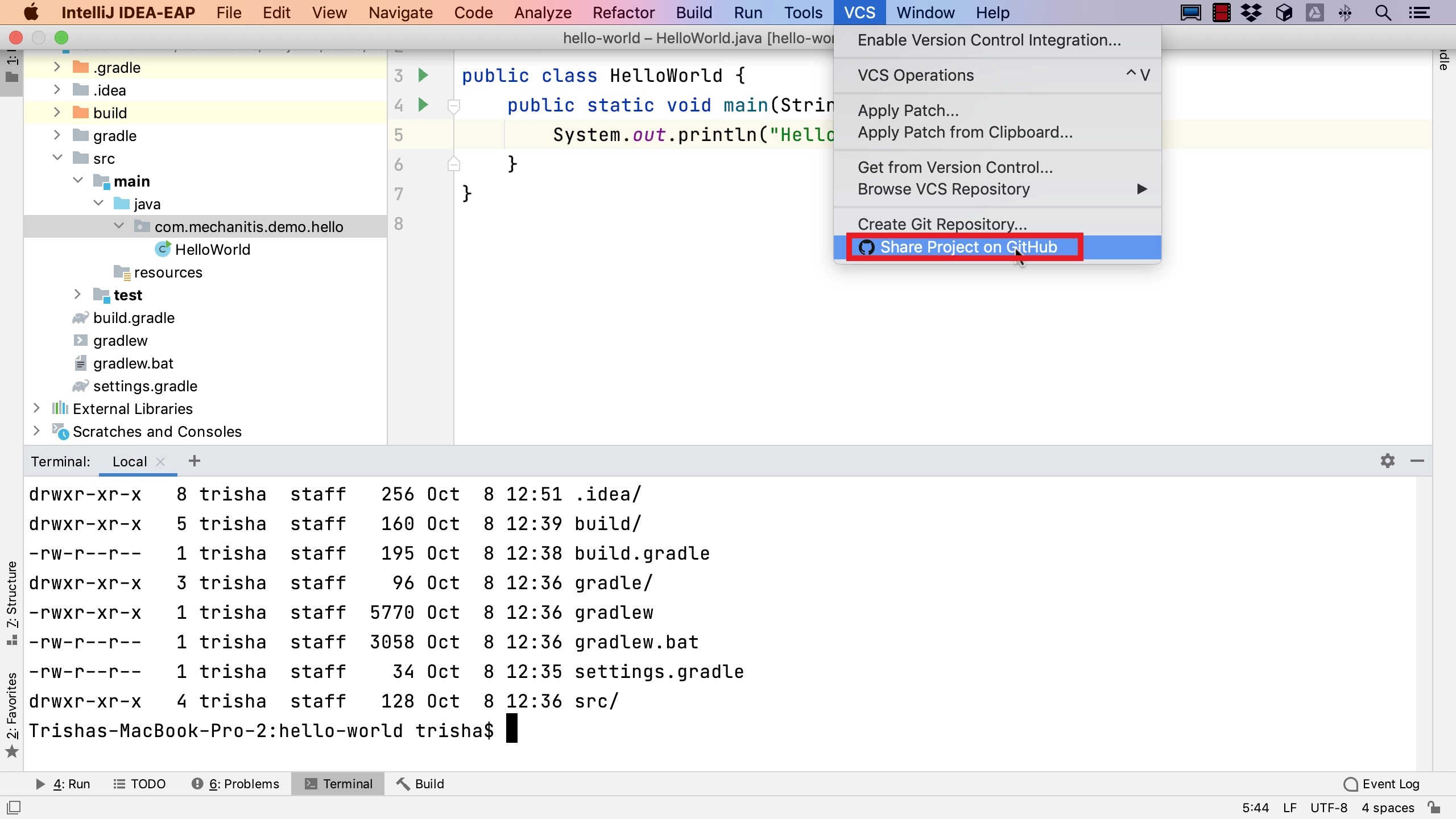 Sharing Your Project on GitHub The IntelliJ IDEA Blog