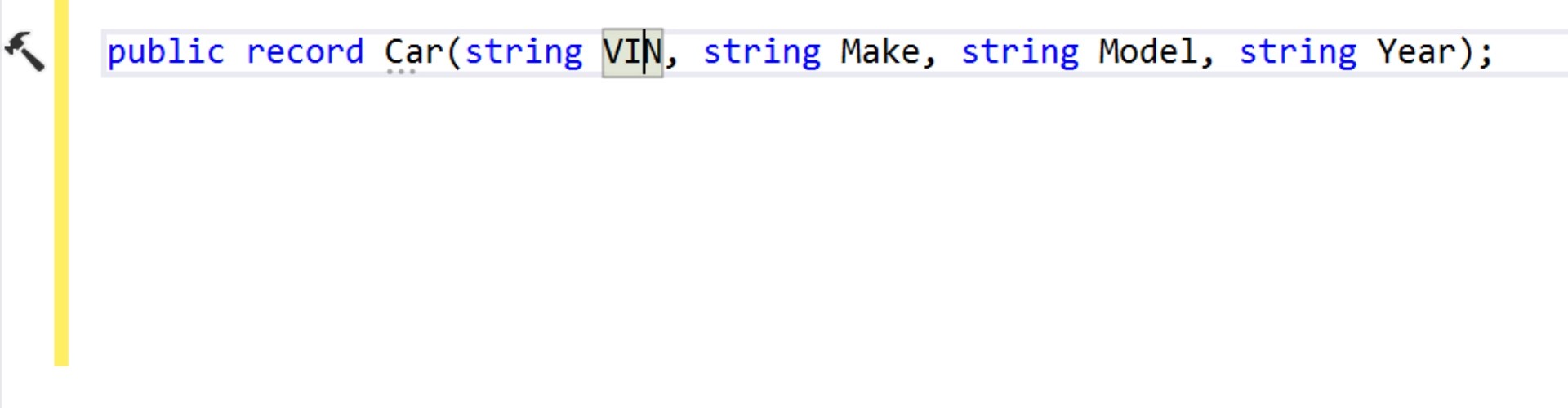 Use C 9 records and initonly properties in ReSharper and Rider 2020.3