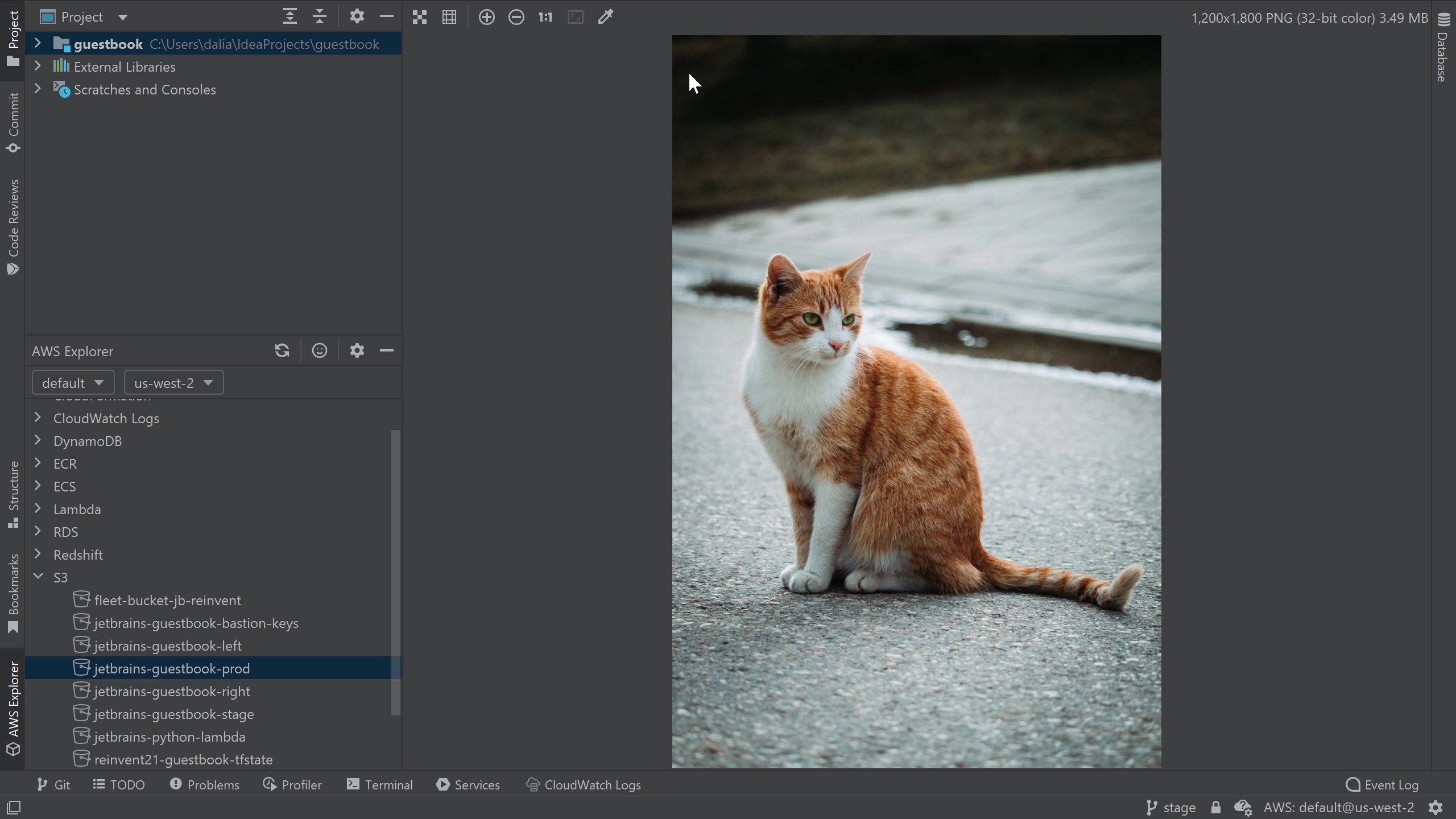 AWS in IntelliJ IDEA LaptrinhX