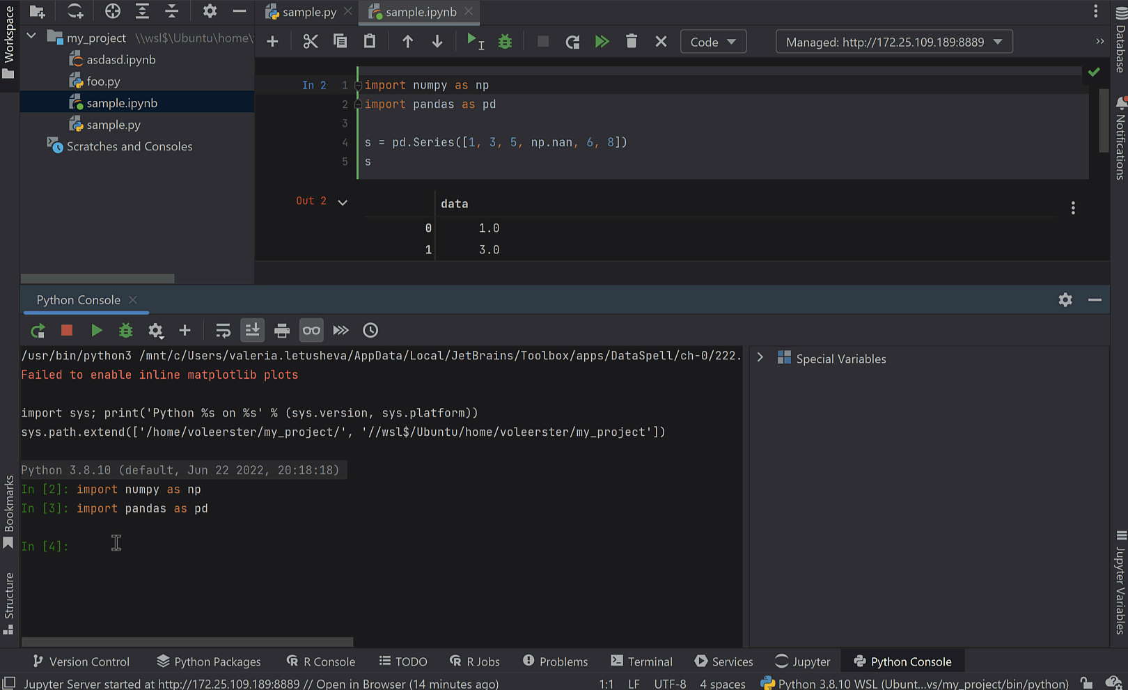 DataSpell 2022.2 Visual Merge for Jupyter Notebook, UX Enhancements
