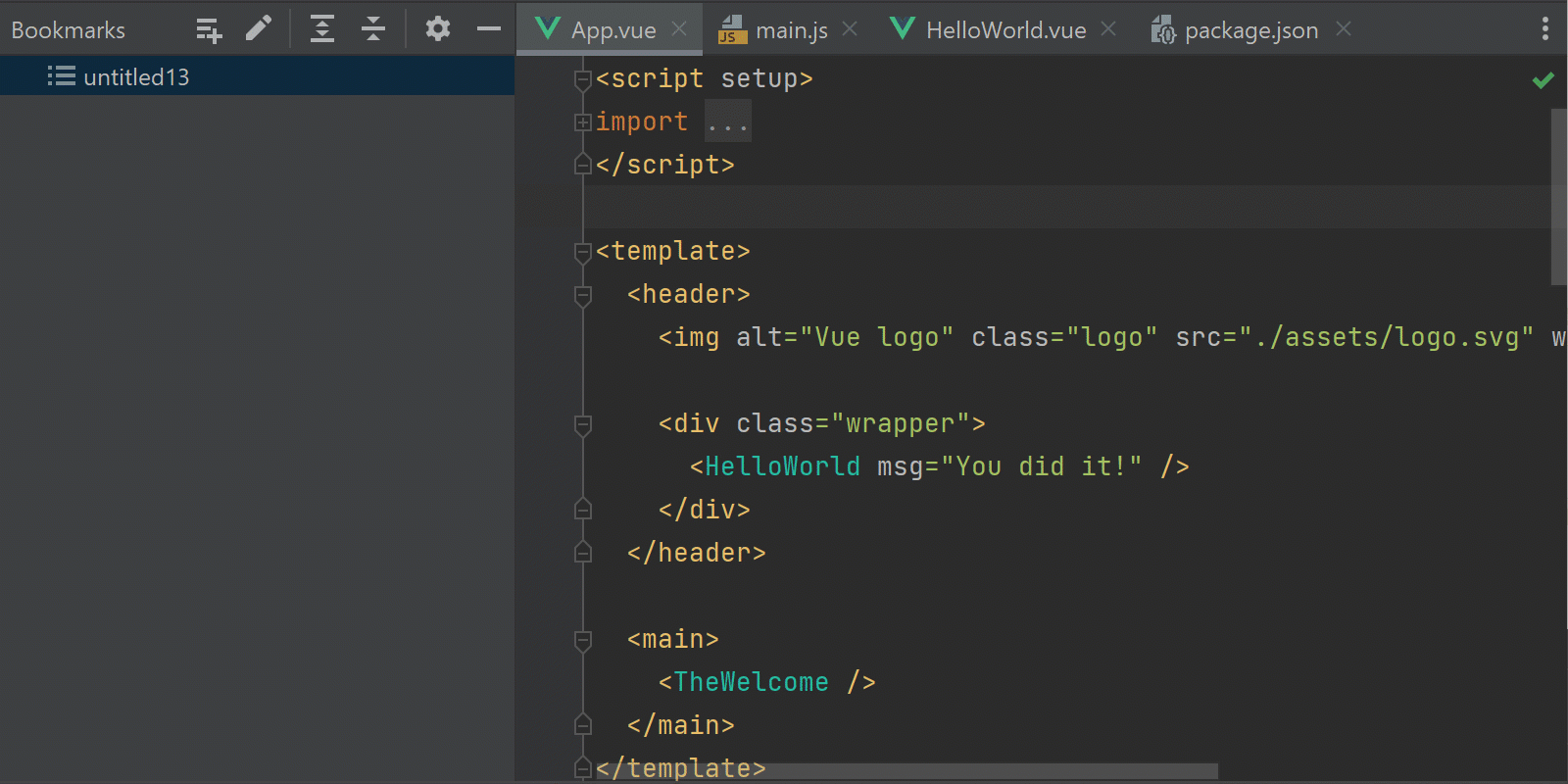 Storm 2022.3 EAP 5 Package Vulnerability Checker, Vue Import