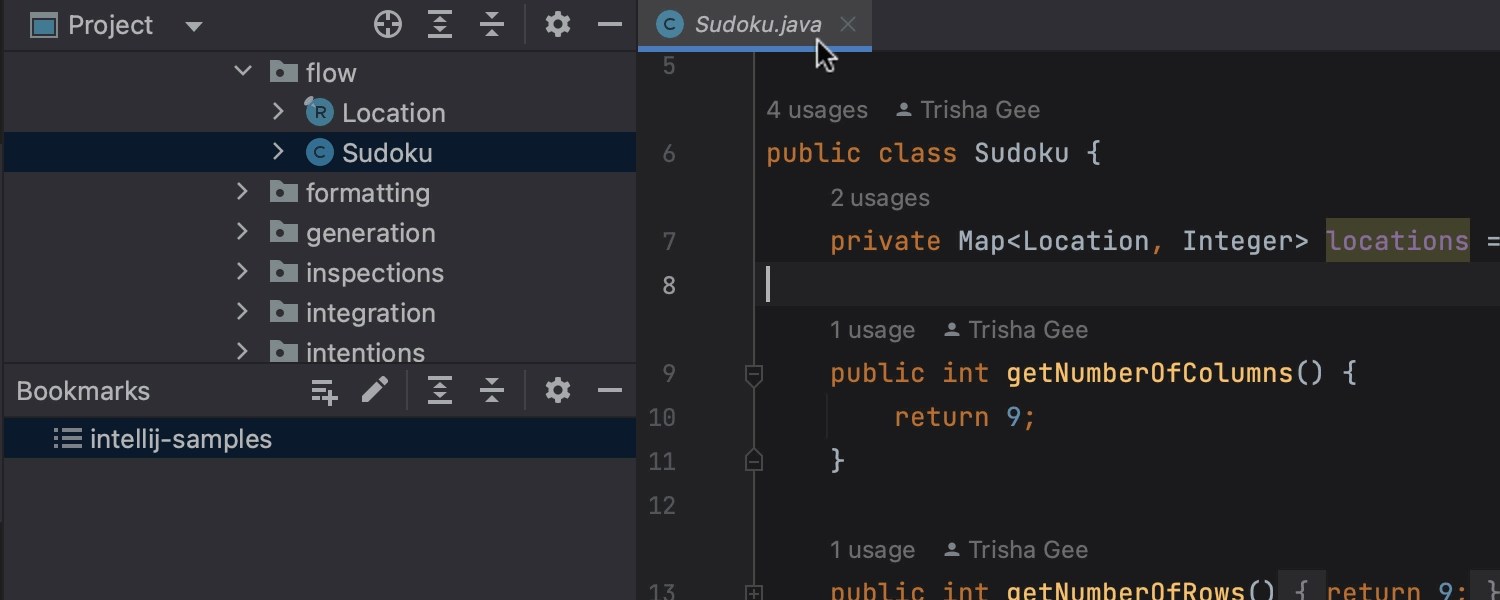 IntelliJ IDEA 2022.3 EAP 5 Updated Tips of the Day, Enhanced Bookmarks
