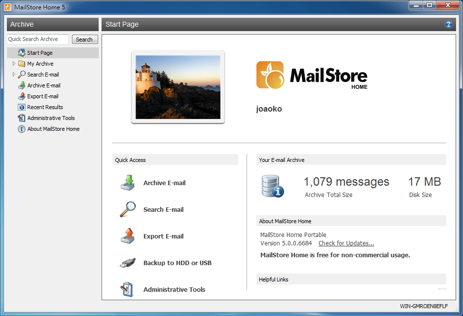 MailStore Home 集中備存你的電子郵件 0與1的邂逅