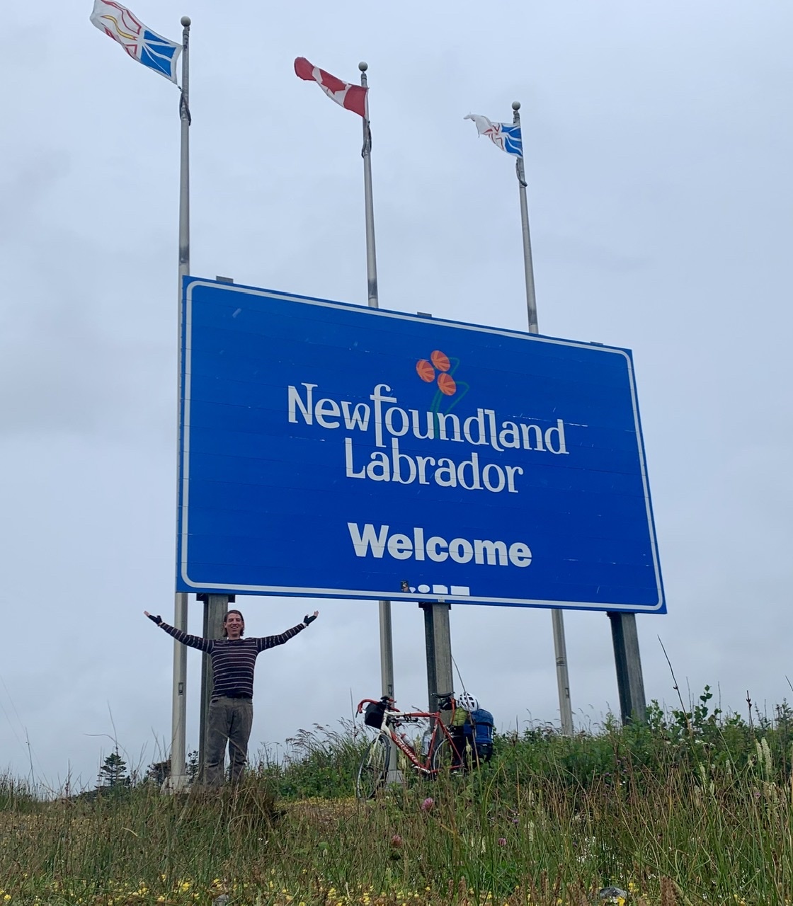 John Kyle Biking Across Canada Day 62 — Port Aux Basques to Stephenville Crossing, NL The