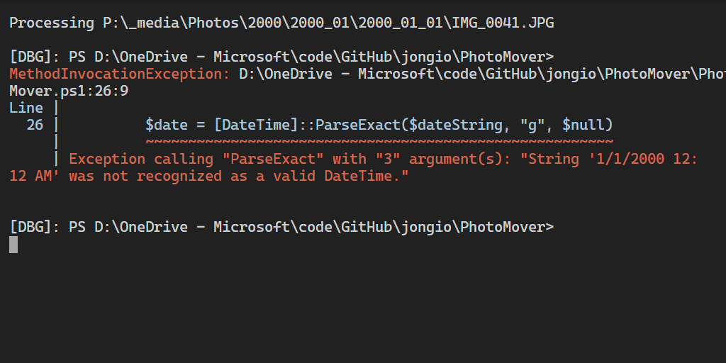 Solution String was not recognized as a valid DateTime when calling