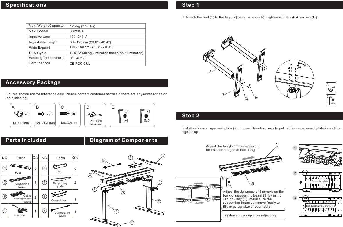 Review Flexispot E6 sit/stand desk