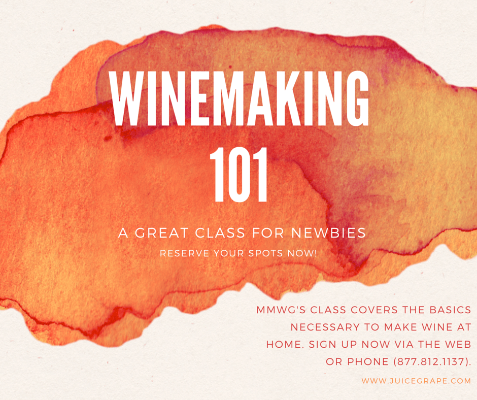 Winemaking Classes Are BACK!! Musto Wine Grape Company, LLC