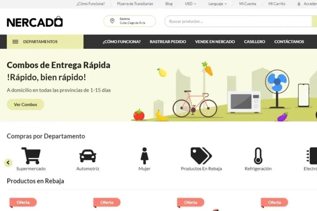 Tiendas online en Cuba para comprar desde el exterior
