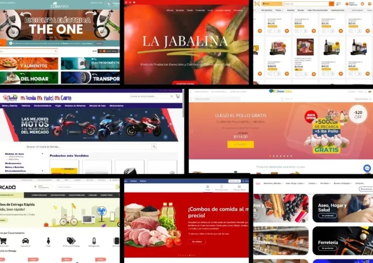 Tiendas online en Cuba para comprar desde el exterior