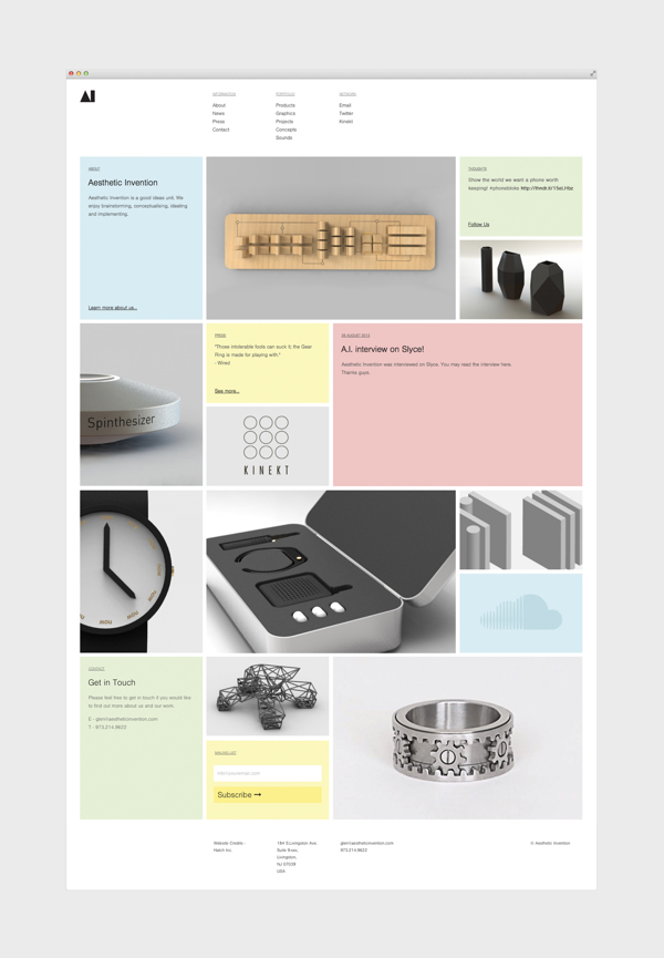 Remarkable Minimal Work in Website Design 25 Examples