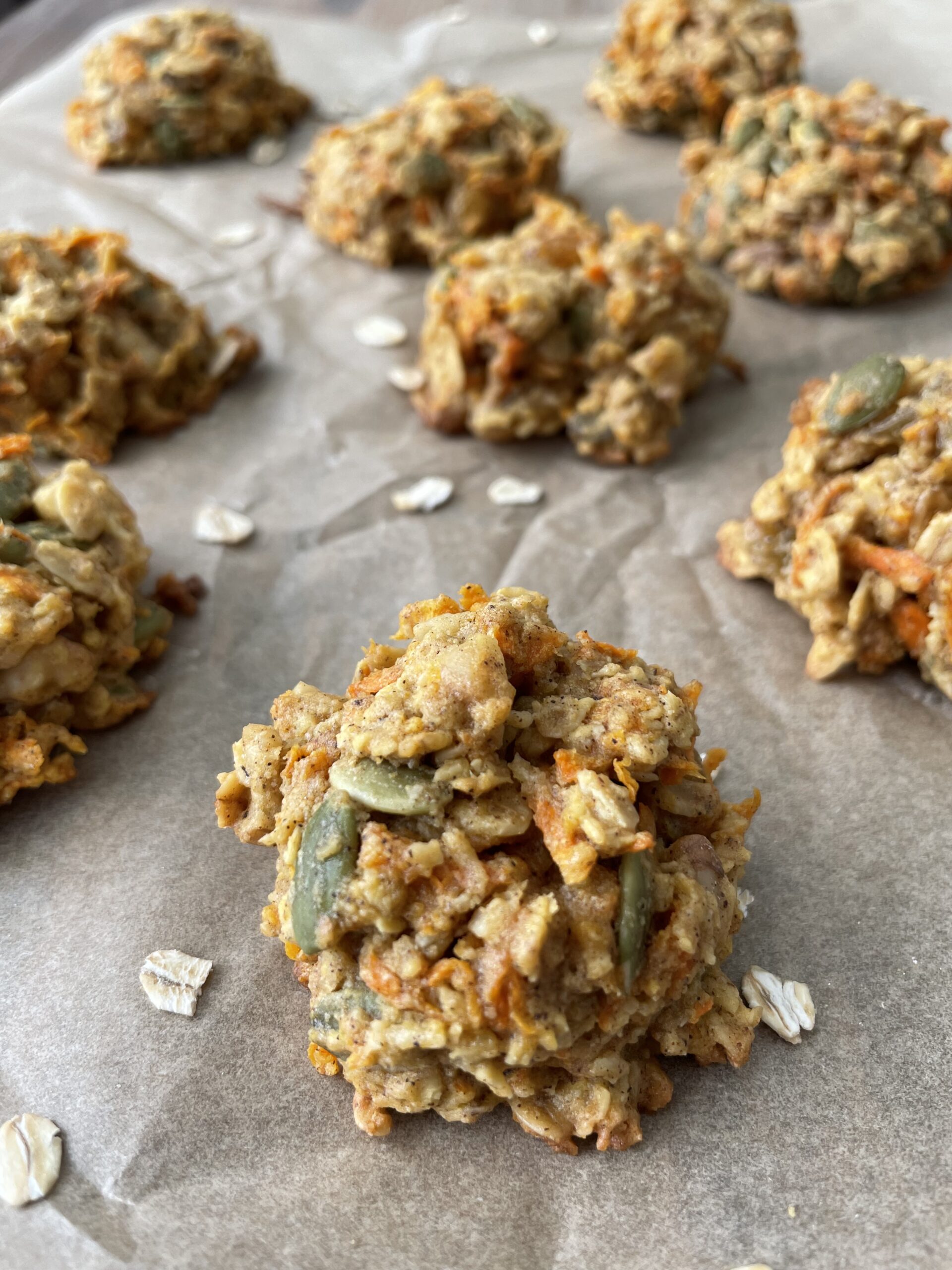 Muesli Carrot Breakfast Cookies (vegan, option) For A Digestive Peace