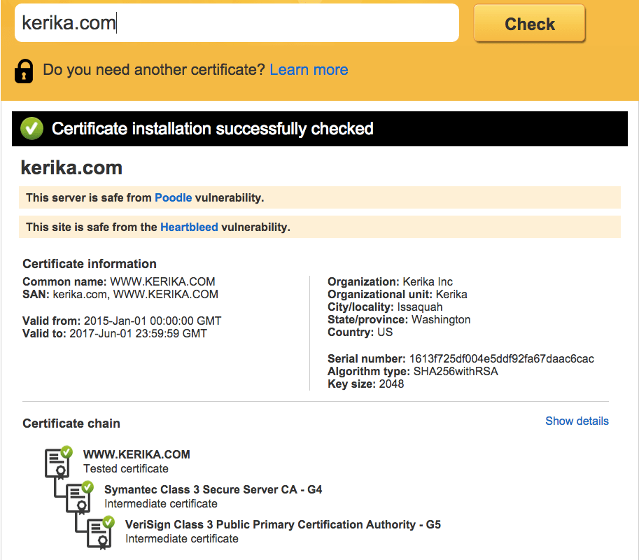 We have upgraded our SSL Security Get more done, with Kerika