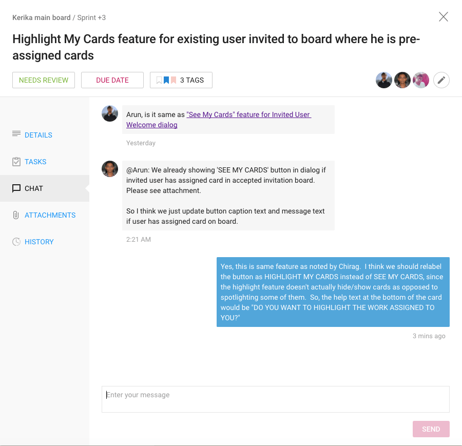 New feature we made it easier to use Card URLs Get more done, with