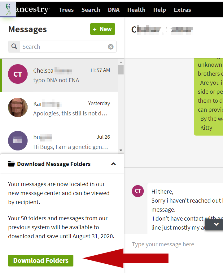Ancestry Dna Messages