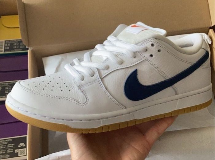 A Nike SB Dunk Low "White/Navy" Is in the Works KLEKT Blog