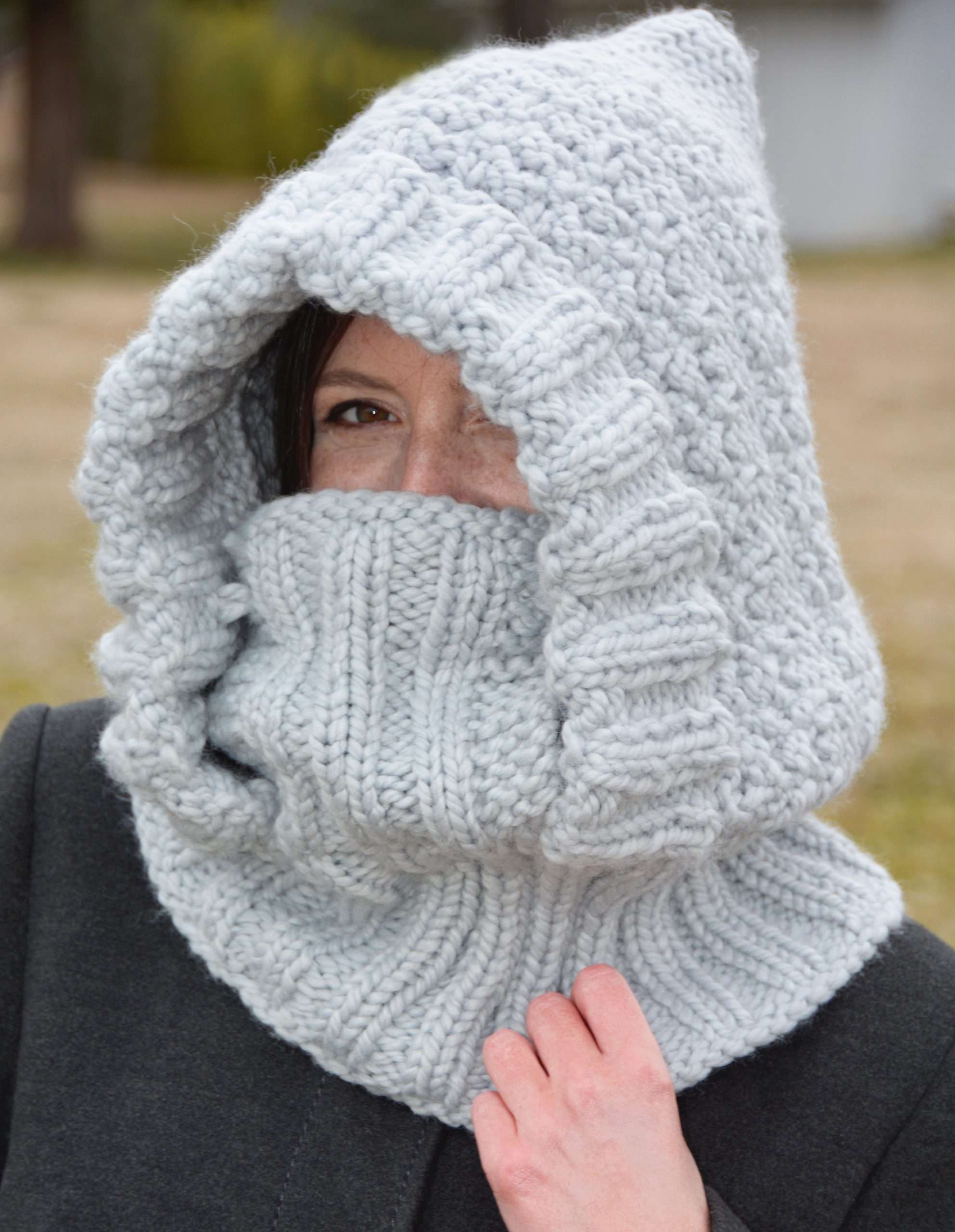 Misty Hooded Cowl - KB Looms Blog