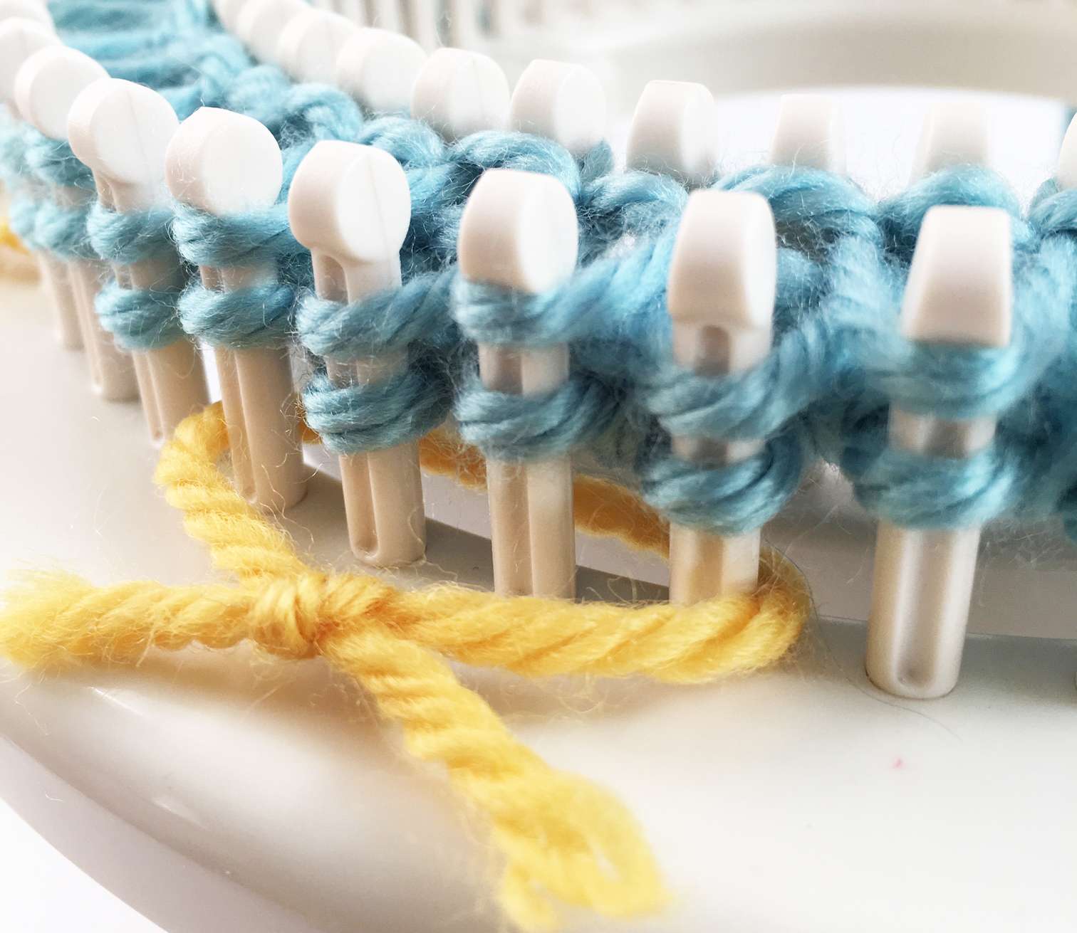 Cable Stitch & Headband (double knit in the round) KB Looms Blog