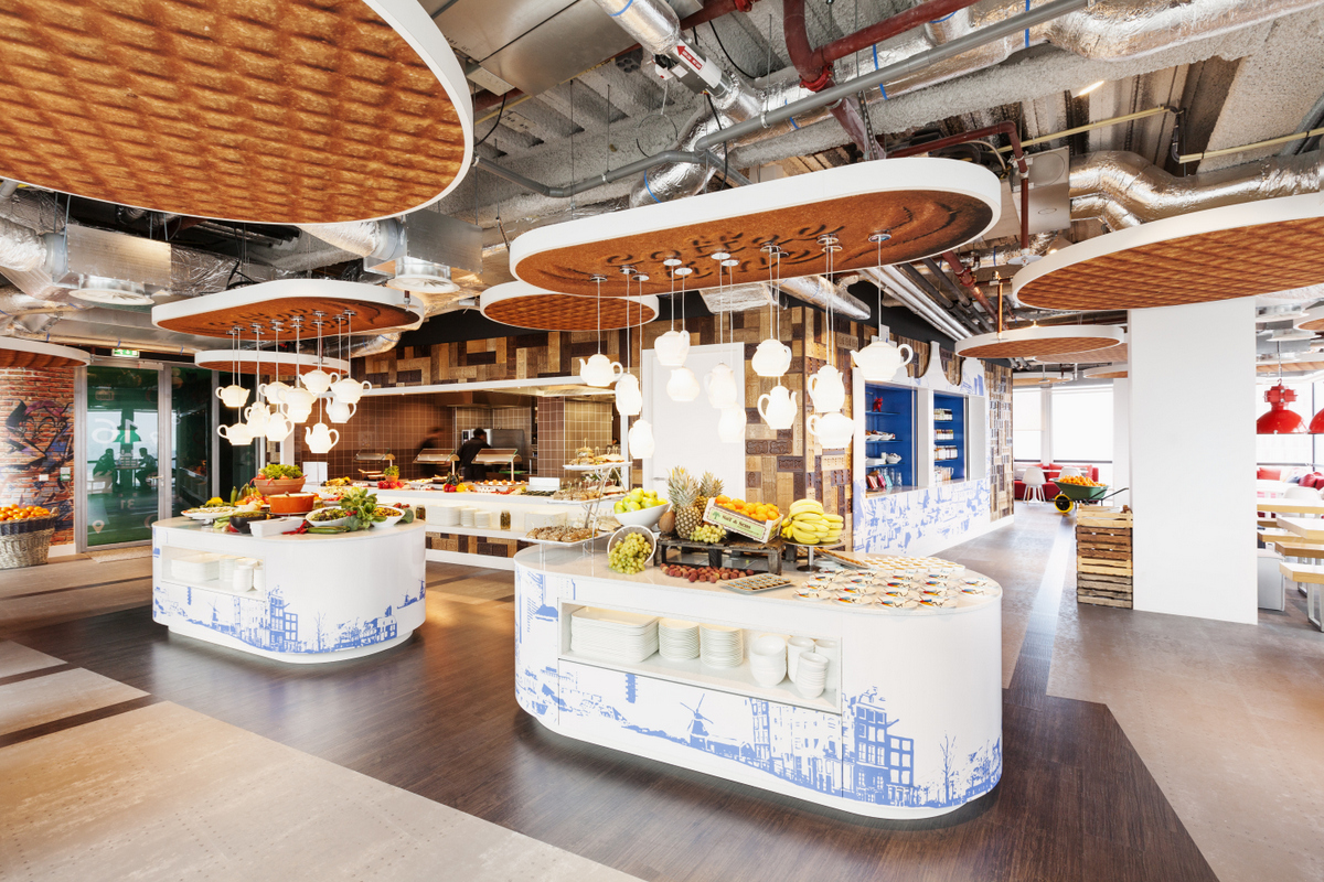 Les plus belles cuisines et cafétérias de bureaux du monde