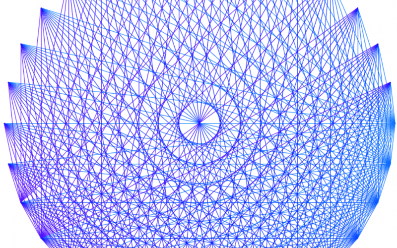 Mesmerizing circle animation, lines in Processing KTBYTE Computer