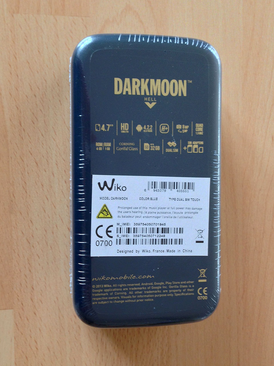 Wiko Darkmoon Handy Test