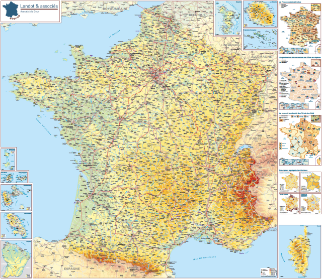 Une Carte Administrative De La France En Telechargement Libre Et Gratuit Nouvelle Diffusion