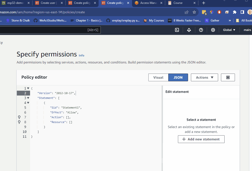 ESP and AWSS3 Integration part 1 Create AN AWS bucket • My technical