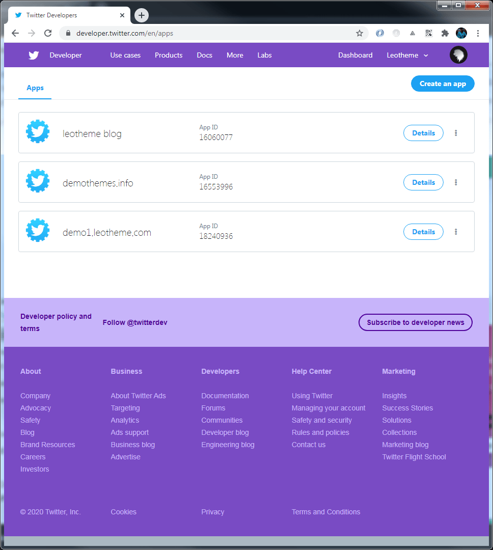 How to login by Twitter Themes and Module Blog