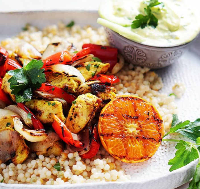 Delish Dish Citrus Moroccan Chicken Kebabs