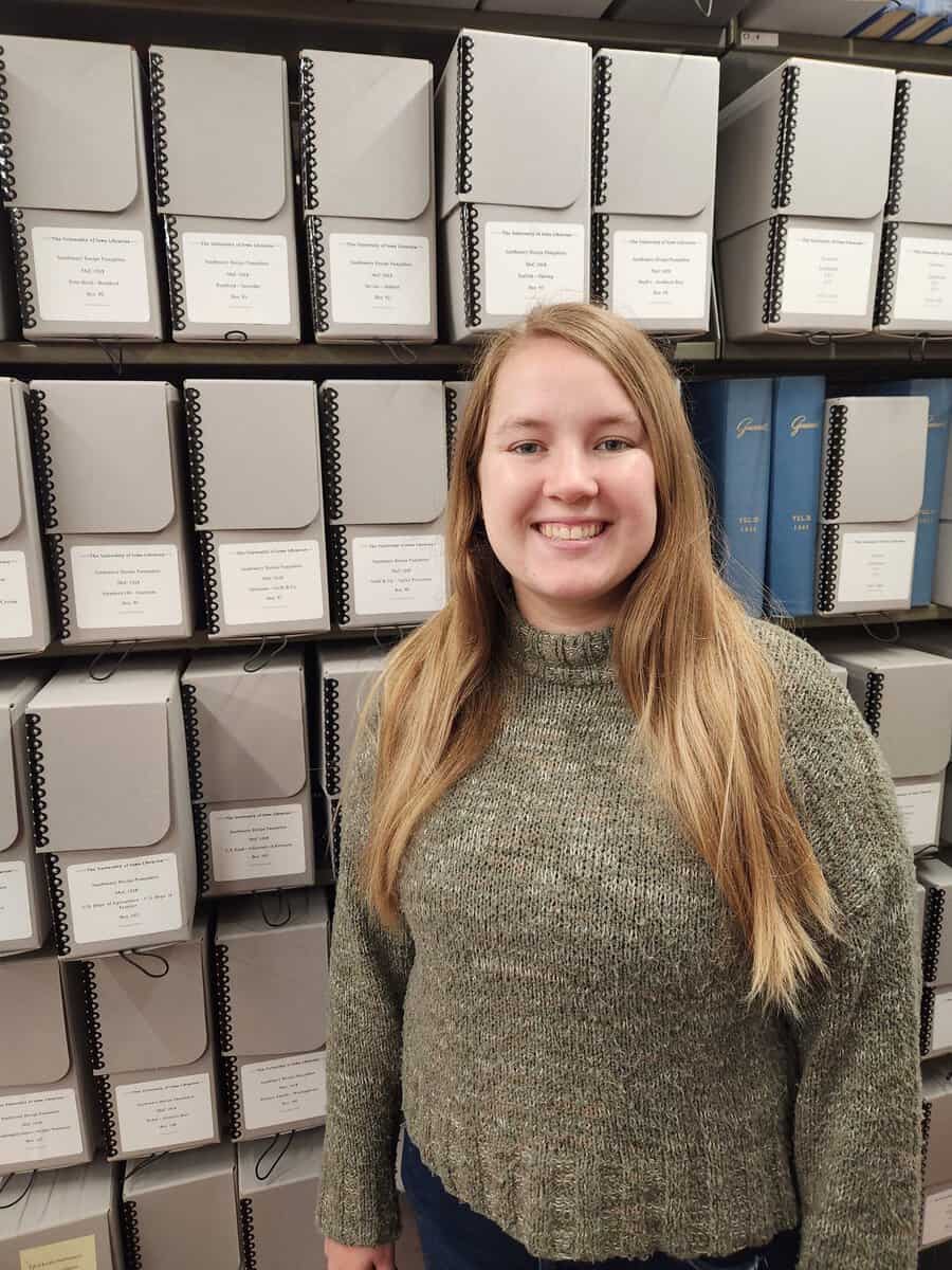 Rachel Poppen, new collections archivist News & Announcements