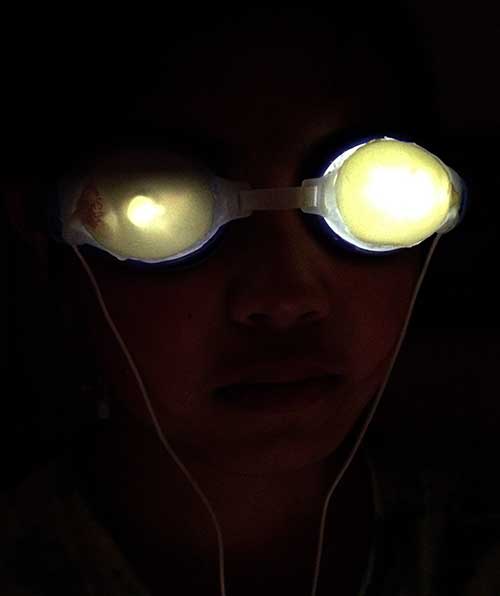 Build Ganzfeldstyle Photic Goggles (AVS Lightframes)