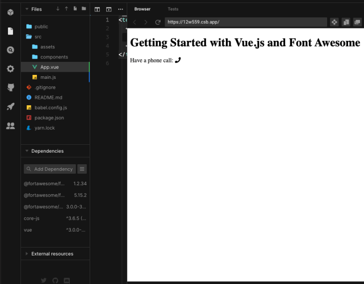 Font Awesome icons in Vue.js apps A complete guide LogRocket Blog