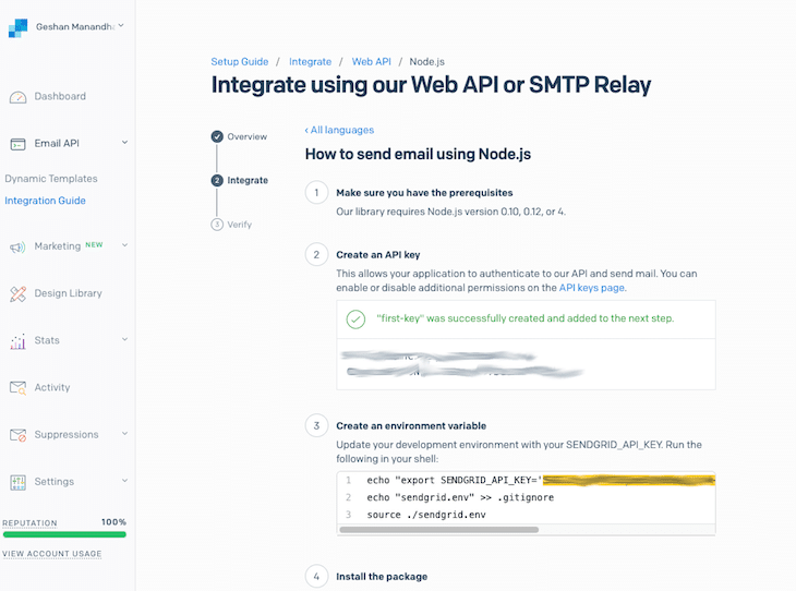 How to send emails with Node.js using SendGrid LogRocket Blog