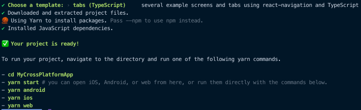Building crossplatform apps with Expo instead of React Native