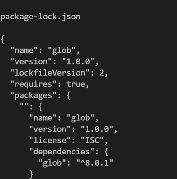 Understanding the glob sample in Node.js handla.it